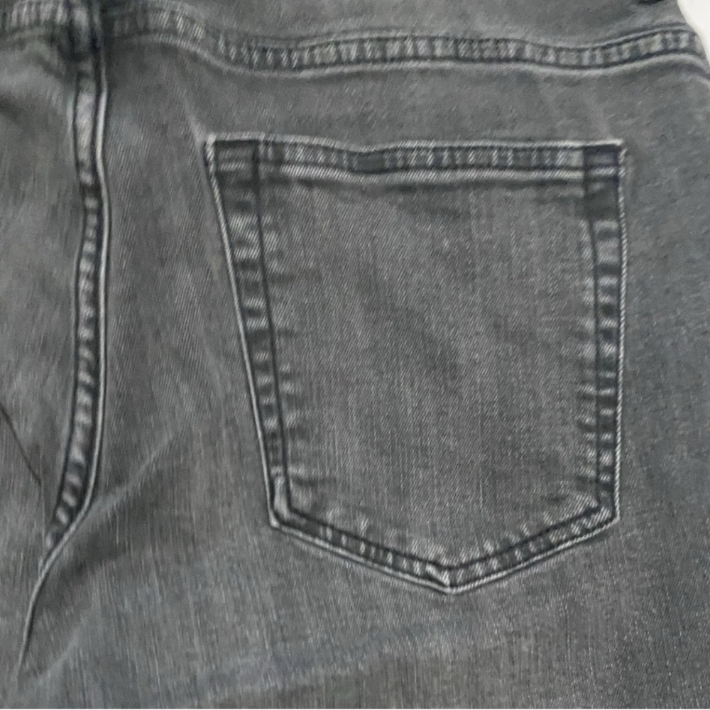 H&M Men’s Size 30 Black Gray Denim Jeans Y2K Cut Off Shorts Excellent Condition - Picture 8 of 11